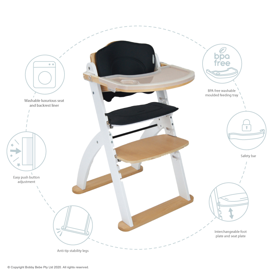 scandi high chair