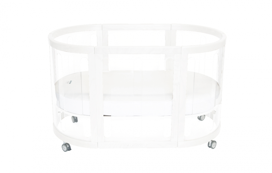 clear plastic baby bassinet