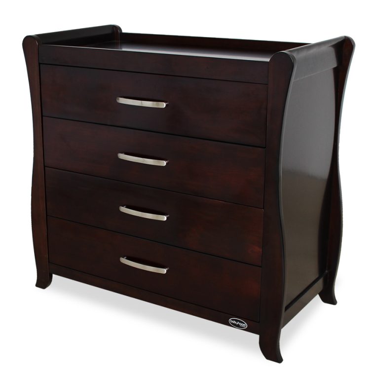 Sleigh Chest of Drawers and Change Table - babyhood