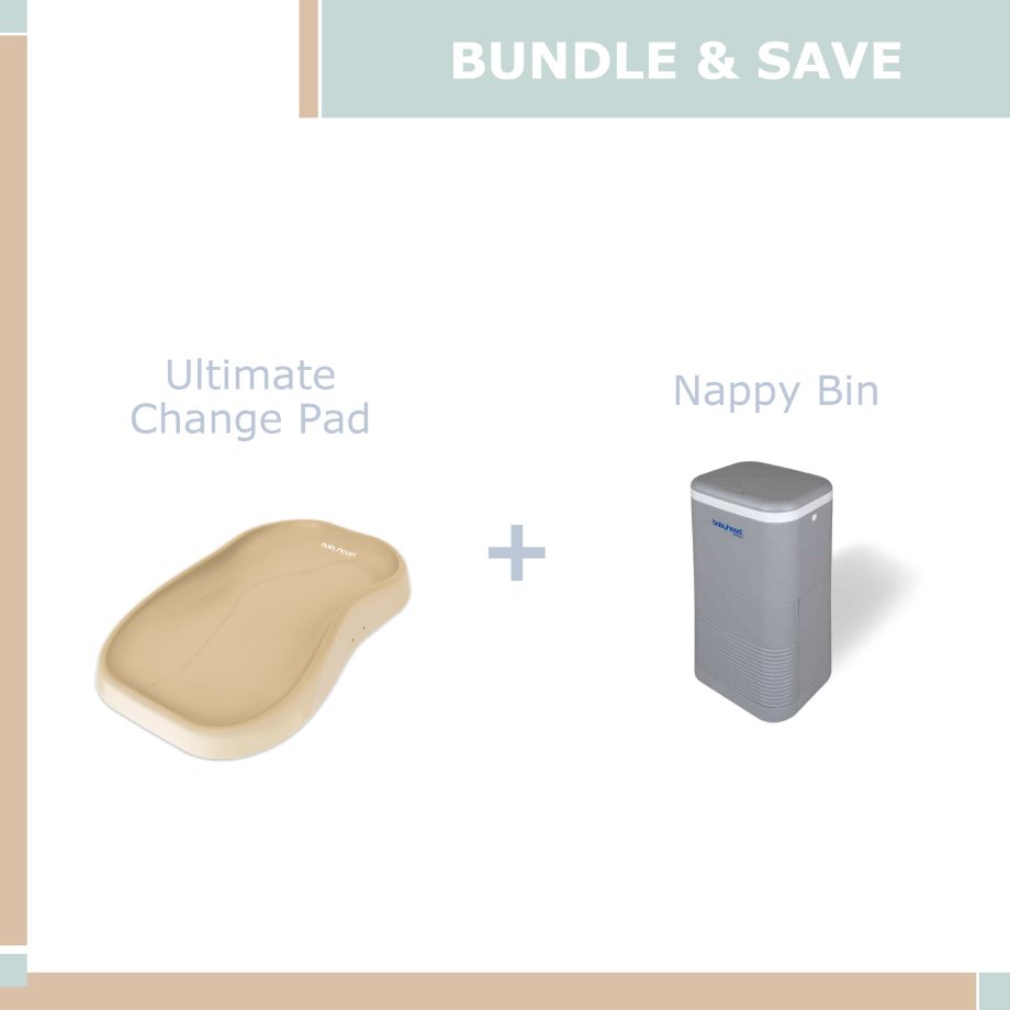 Ultimate Change Pad Nude Bundle & Save - Nappy Bin