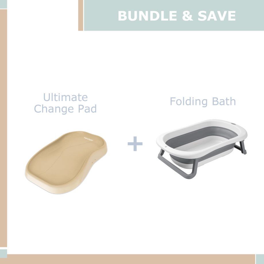 Ultimate Change Pad Nude Bundle & Save - Folding Bath