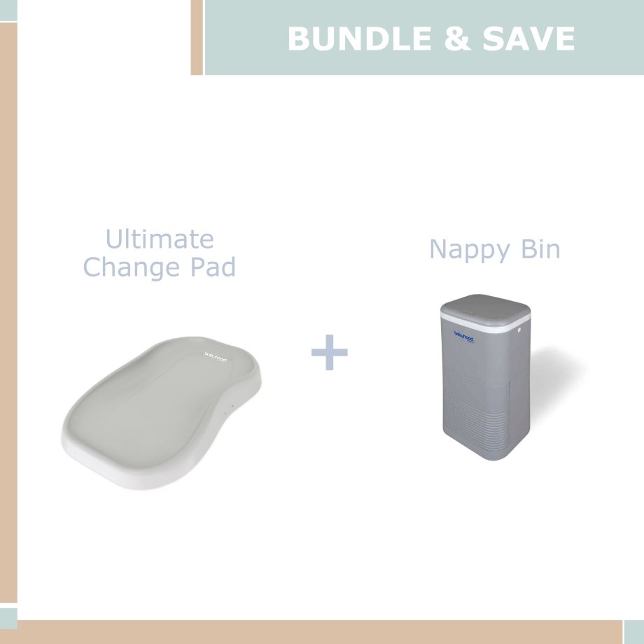 Ultimate Change Pad Steel Bundle & Save - Nappy Bin