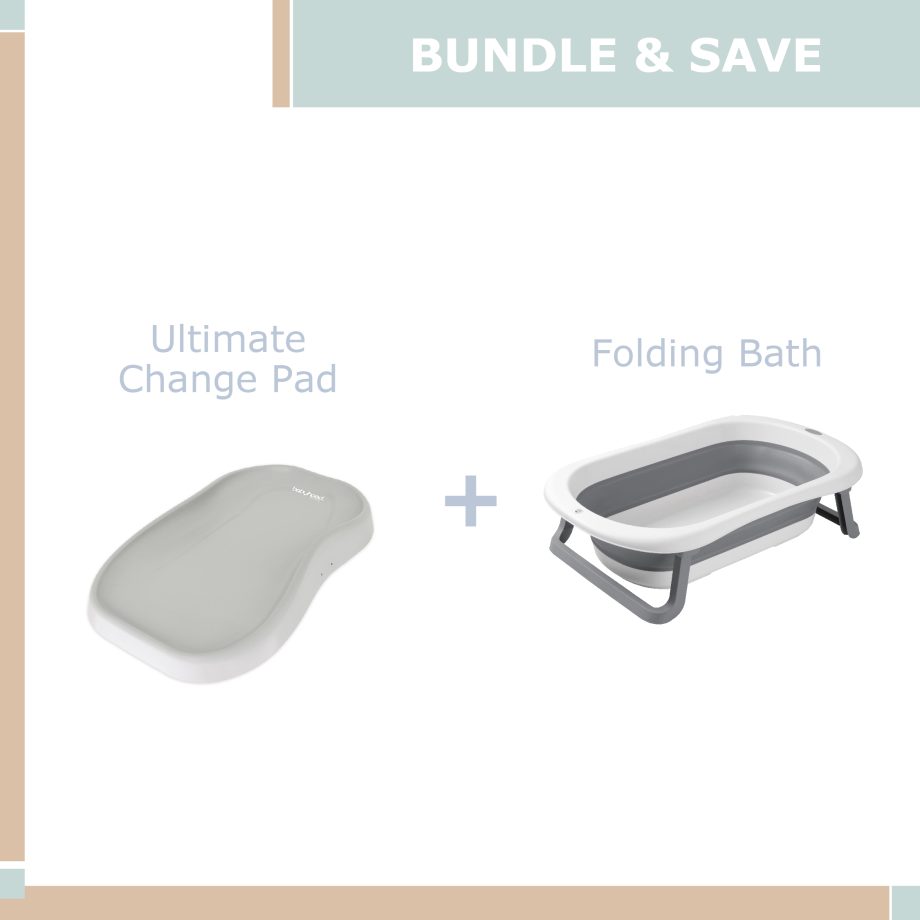 Ultimate Change Pad Steel Bundle & Save - Folding Bath