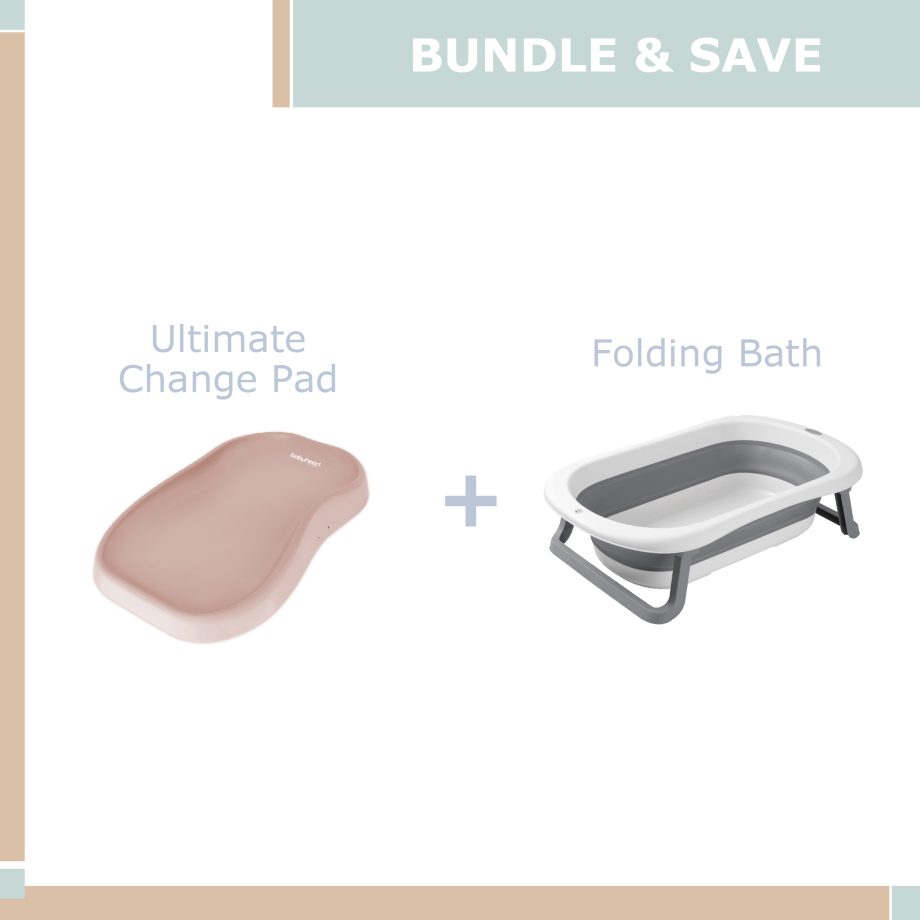 Ultimate Change Pad Blush Bundle & Save - Folding Bath