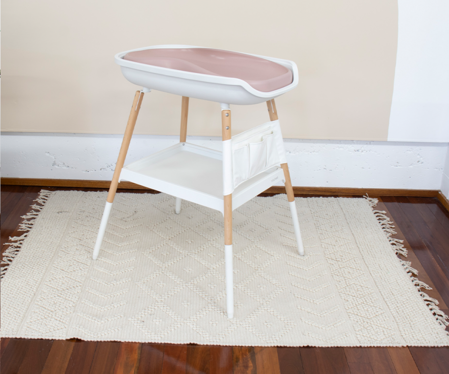 Scandi Change Table and Ultimate Change Pad Blush